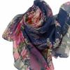 Pokeedioty Scarfs for Women Lightweight Fashion Scarves Elegant Floral Pattern Sheer Scarfs (Y-181) view 4