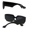 HCHES Vintage Fashion Sunglasses Men Women Famous Luxury Design Big Frame Optical Sun Glasses For Female UV400,Brown Clear,as the picture view 4