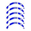Hed 88mm White Profile Road Wheel Rim Bike Compatible Stickers view 1