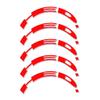 STAR SAM Hed 88mm White Profile Road Wheel Rim Bike Compatible Stickers view 1