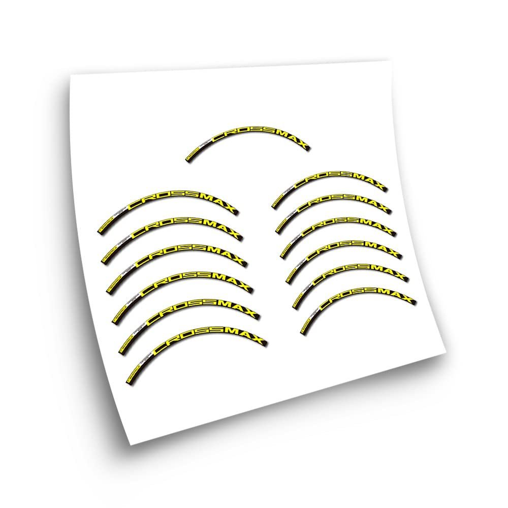 Stickers compatible with Mavic Crossmax Elite MTB 29' bike rim