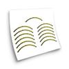 Stickers compatible with Mavic Crossmax Elite MTB 29' bike rim view 1