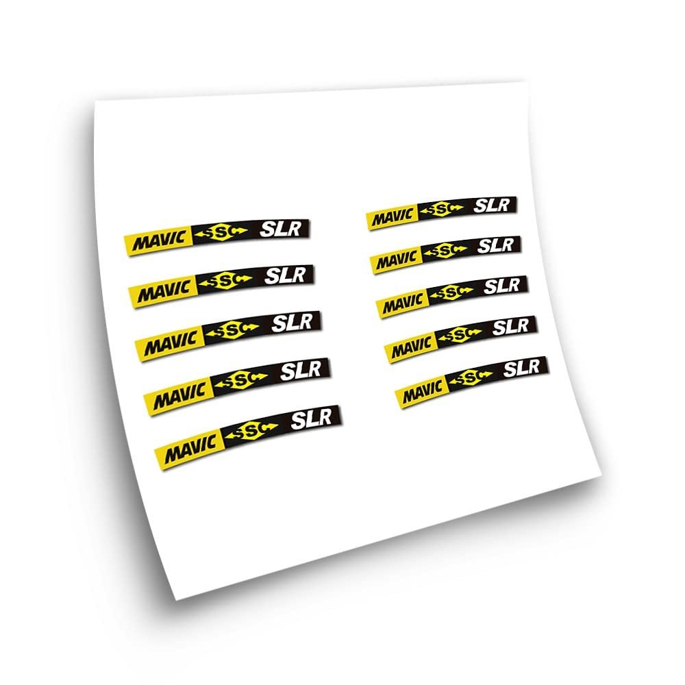 STAR SAM Stickers compatible with Mavic SLR MTB 29' bike rim