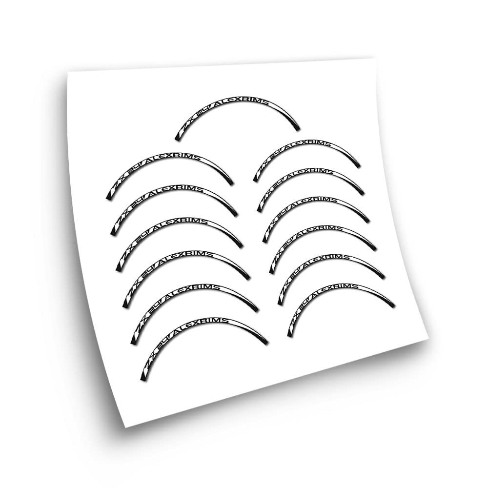 Stickers compatible with Alexrims ZX 24 MTB 29' mod-2 bike rim