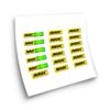 Stickers compatible with Mavic IO MTB 29' bike rim view 1