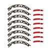 Speedsix Ultralight 8.8 Road Wheel Rim Bike Compatible Stickers - 88mm view 1
