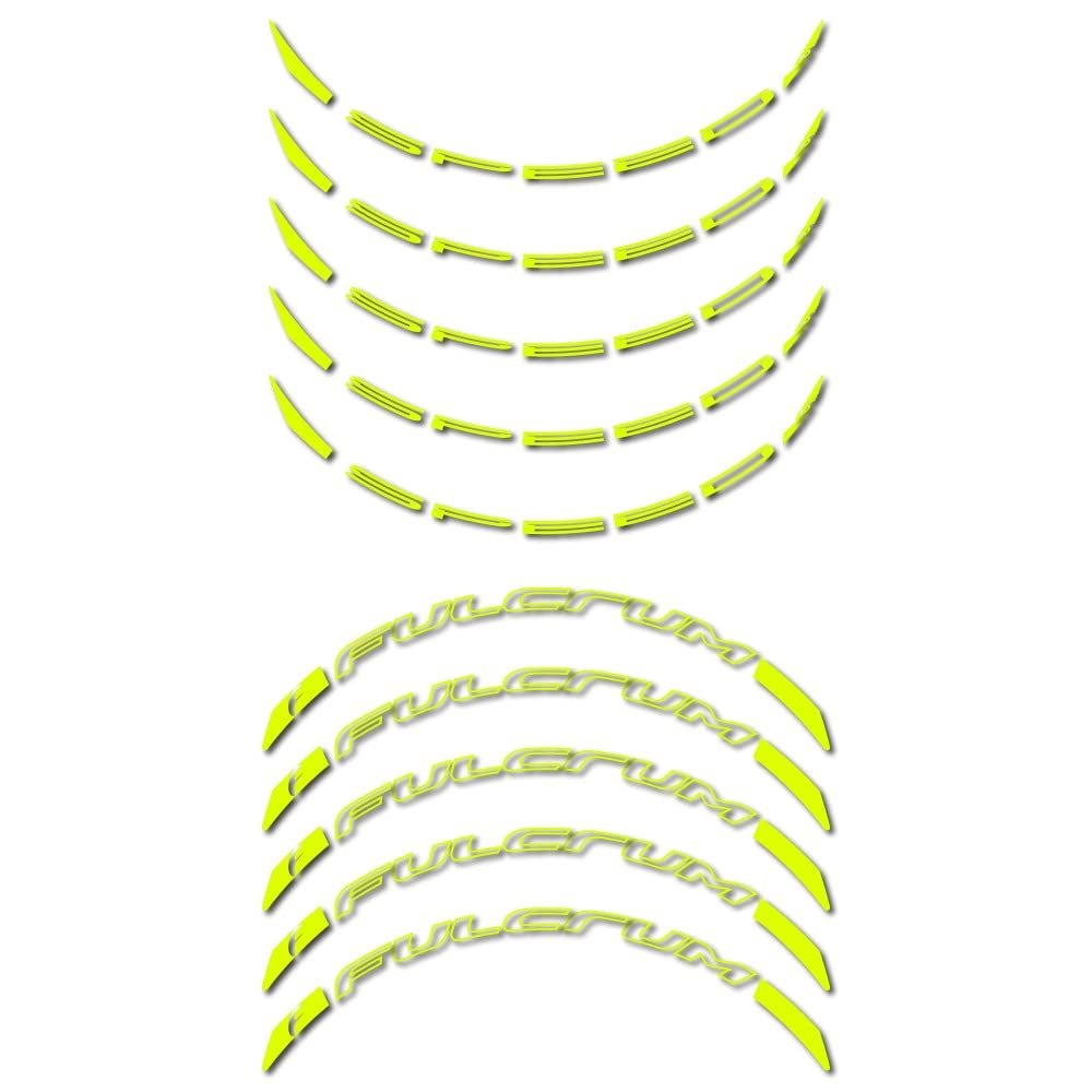 Fulcrum Speed 40 Carbon 40mm Road Bike Rim Stickers Compatible