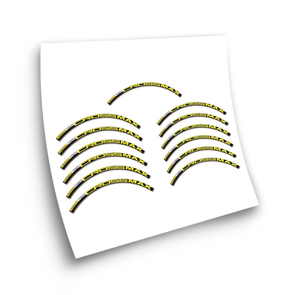Stickers compatible with Mavic Crossmax PRO MTB 29' bike rim