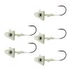 5pcs Fish WOW! 4oz Glow Shad Jig Head 32786 MUSTAD Hook 2X Strong 9/0 Black Nickel Hooks Fish Bait swimbait Head jig Jigheads view 1