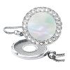 E TRUEE Golf Ball Marker Necklace, Pearl Crystal Ball Marker, Golf accessories,Golf gifts, Golf Ball Markers for Women view 1