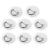 X AUTOHAUX 8pcs 8cm White D Ring Patch PVC Stainless Steel Round Shape D Ring Pad for Surfboard Inflatable Boat Kayak Canoe Deck view 1