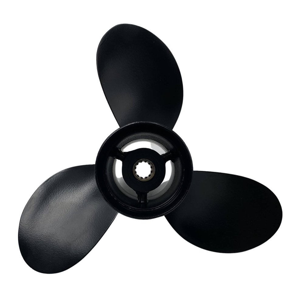 SLEIPNIR Boat Propeller 8 1/2x9 1/2 for Tohatsu Outboard 8HP Aluminum 12 Tooth OEM NO:3B2B64519-1 8.5x9.5