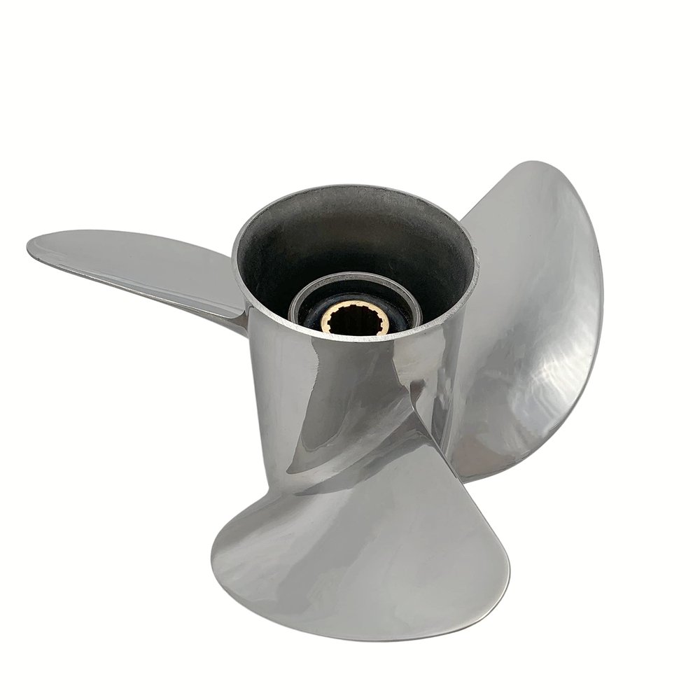 SLEIPNIR Boat Propeller 10 1/4x16 for Suzuki Outboard DF35-60HP 4 Stroke Stainless Steel 13 Tooth OEM NO:99105-00500-16P 10.25x16