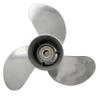 SLEIPNIR Propeller 13 1/2x15 for Yamaha Outboard 60-115HP Stainless Steel 15 Tooth OEM NO:6E5-45947-00-EL 13.5x15 view 1