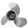 SLEIPNIR Propeller 13 1/2x15 for Yamaha Outboard 60-115HP Stainless Steel 15 Tooth OEM NO:6E5-45947-00-EL 13.5x15 view 3