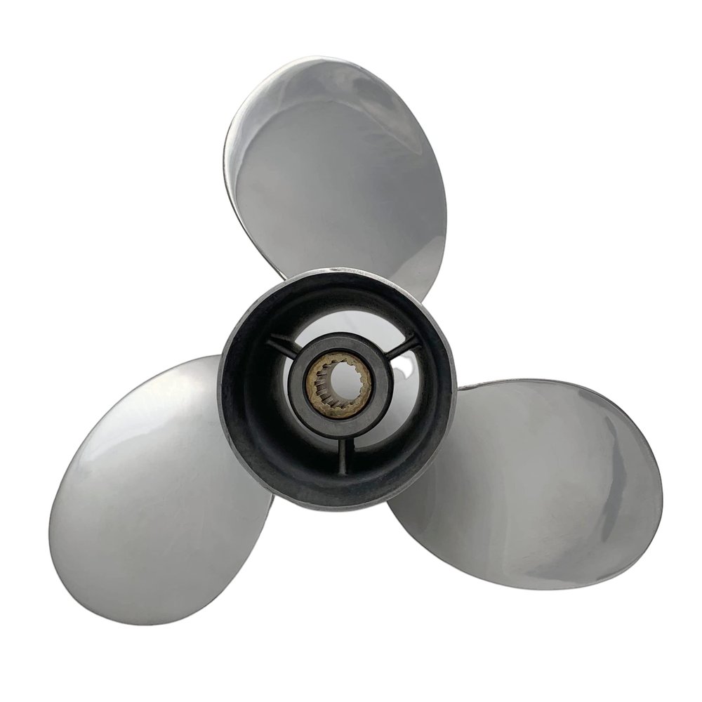 SLEIPNIR Boat Propeller 9 1/4x9 for Mercury Outboard 9.9-15HP Stainless Steel 14 Tooth OEM NO:48-897750A11 9.25x9