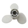 SLEIPNIR Propeller 9 1/4x10 1/2 for Yamaha Outboard 9.9-15HP Aluminum 8 Tooth OEM NO:683-45943-00-EL 9.25x10.5 view 4