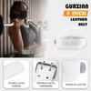 7 MM Leather Fitness Weight Lifting Belt for Women & Men with 4 Inches Padded Lumbar Support for Power Lifting Workout & Squats Exercise(White/XS) view 2