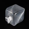 MECCANIXITY Collapsible Water Container 5L 1.32 Gallon Portable Storage Carrier Cube Jug with Spigot Sealing Cap for Outdoor Hiking Camping Boating Swimming view 3