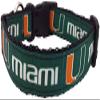 College Dog Collar (Extra Small, Miami) view 1