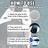 X AUTOHAUX 4pcs 8cm Gray D Ring Patch PVC Stainless Steel Round Shape D Ring Pad Set for Inflatable Boat Kayak Canoe Deck with 2.5m Rope Hooks view 3