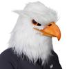 MOKRY PARTY White Eagle Head Mask Animal Bird Mask Eagle Claw Hairy Latex Mask Halloween Carnival Costume Mask, Adult Size view 2
