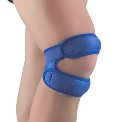 SALONED Professional Patella Belt Adjustable Knee Pads For Hiking Running Riding Cycling(Blue)
