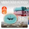 OutdoorMaster Merino Wool Ski Socks for Kids, Boys & Girls, Thermal Winter Warm Snowboarding Socks for Cold Weather view 3