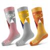 OutdoorMaster Merino Wool Ski Socks for Kids, Boys & Girls, Thermal Winter Warm Snowboarding Socks for Cold Weather view 1