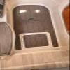 Boat EVA Faux Teak Decking Floor Compatible with 2005 Four Winns Vista 248 Cabin and Steps view 1