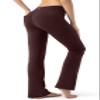 G Gradual Women's Yoga Pants with Pockets Flare Leggings High Waist Yoga Dress Pants Bootcut Casual Work, Brown, Medium view 2