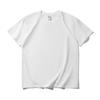 Summer Men's T-Shirt Short Sleeve Solid Color Casual Oversized Harajuku Hip Hop Cotton Top White M view 1