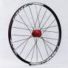 Bike Wheelset 24" BMX Double Wall Alloy Rim Disc Brake Sealed Bearing 24H Carbon Fiber Hub QR for 8/9/10 Speed Folding Bicycle (Size : 24inch) view 3