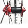 Bike Wheelset 24" BMX Double Wall Alloy Rim Disc Brake Sealed Bearing 24H Carbon Fiber Hub QR for 8/9/10 Speed Folding Bicycle (Size : 24inch) view 4