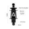 ALAUDARK Beak E1 Bike hub 32H for Dirt Jump Single Speed Axle Front 100mm or Bolt-On 135mm Rear view 2