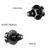 ALAUDARK Beak E1 Bike hub 32H for Dirt Jump Single Speed Axle Front 100mm or Bolt-On 135mm Rear view 3
