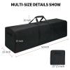 Urbanstand 52 Inch Extra Large Duffle Bag for Travel, 190L Sports Gear Storage Bag with 2-way Lockable Zippers, Long Duffel Bag for Tent Camping Moving tripod (Black) view 3