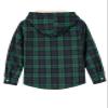 ZENTHACE Kids Girls Buffalo Plaid Button Down Flannel Shirt Sherpa Fleece Hooded Flannel Jacket Winter Coat Black Watch S Size 5-6 view 2