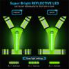 Topward LED Reflective Vest Safety Gear, Light Up Vest for Night Walking Cycling, High Visibility Running Vest with Reflective Strips, USB Rechargeable with Adjustable Waist/Shoulder view 3