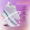 LANDHIKER Cheer Shoes for Women Cheerleading Shoes Girls Youth White Competition Cheerleading Gear Dance Shoes Sports Shoes Tennis Training Athletic Shoes Flats Breathable Kids Cheer Sneakers view 2