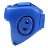 Wesing Professional Boxing Headgear Muay Thai Martial Arts Training Sparing Headgear Without Cheeks (Medium, Blue) view 3