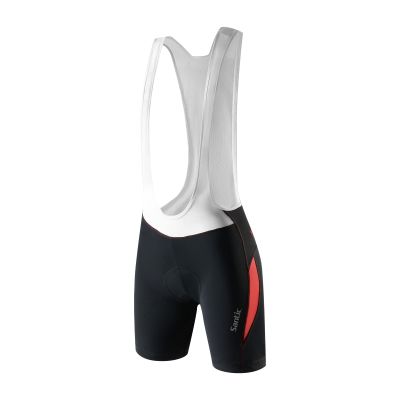 Santic Women's Cycling Bib Shorts 4D Padded Bike Shorts Bicycle Tights Breathable High Stretchy Cycling Shorts for Women Pink 2XL