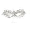 ABOOFAN Masquerade Masks for Women Venetian Lace Eye Masks for Carnival Prom Ball Fancy Dress Party Supplies Silver view 4