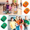 36-Piece Sports Wristbands - Kids Sports Themed Birthday Party Supplies in 6 Colors and 4 Designs view 3