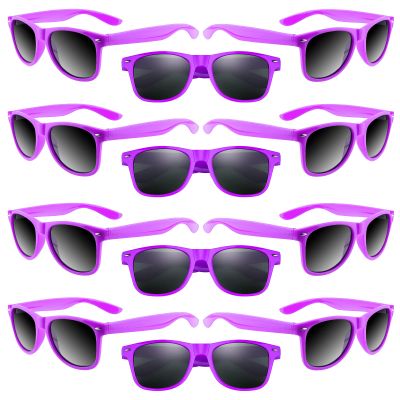 ASTARON 12 Pack Party Favors Sunglasses Bulk Neon Party Favors for Beach Wedding Party Pool Party Supplies