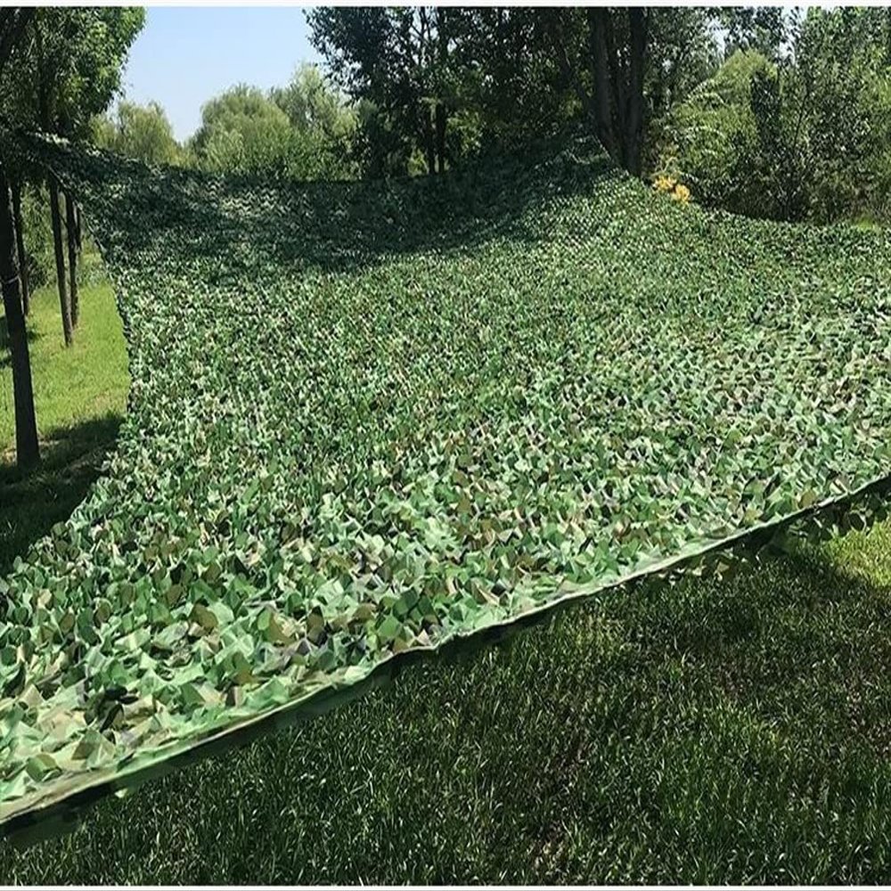 LGLFDJ Military Camo Decoration Net, Heavy Duty Camouflage Netting Bulk Roll, Outdoor Sunshade Camping Net Cover, for Shooting, Photograph, CS Games (Size : 2X3m(6.5ft X 10ft))