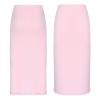Alvivi Women's Elastic Waist Half Slip Underskirt Short Mini Skirt Slit Lace Trim Skirts Nylon Essentials Half Slip Light Pink A One Size view 1