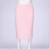 Alvivi Women's Elastic Waist Half Slip Underskirt Short Mini Skirt Slit Lace Trim Skirts Nylon Essentials Half Slip Light Pink A One Size view 2