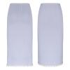 Alvivi Women's Elastic Waist Half Slip Underskirt Short Mini Skirt Slit Lace Trim Skirts Nylon Essentials Half Slip Grey A One Size view 1