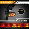 Bike Taillight USB Rechargeable Bicycle Turn Signals with Remote Control Rear Light Waterproof Safety Warning Back Lights Alarm for Night Riding Mountain Bike Accessories (Set B) view 2